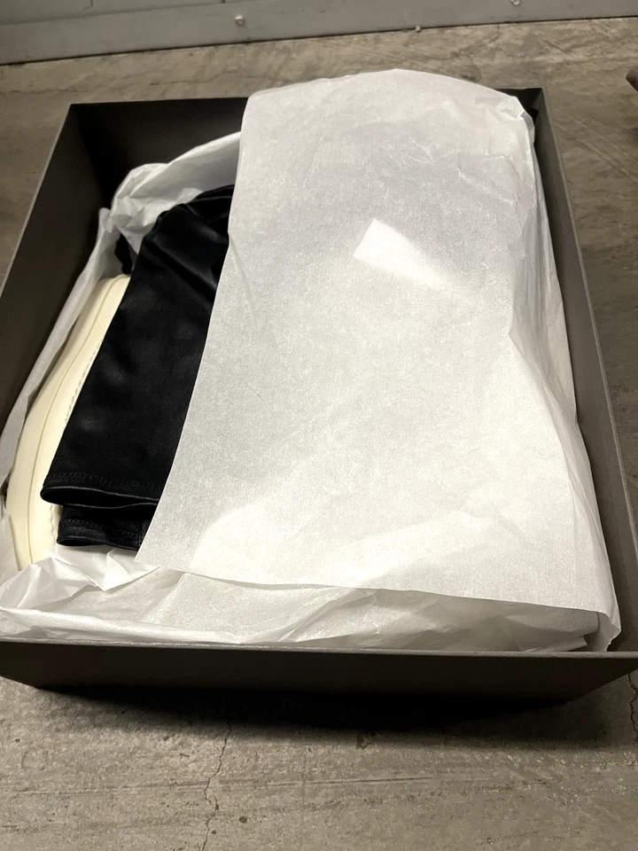 Rick Owens Black Hollywood Knee High Stocking Sneaks Tall Boots US 10 - Image 4 of 4