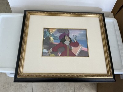 Disney s Peter Pan (1953) Captain Hook Original Production Cel Framed- No COA