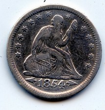 1854-p QUARTIER DE LA LIBERTÉ ASSIS - RARE !!