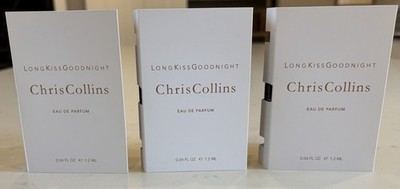 Chris Collins Long Kiss Goodnight Eau De Parfum Spray (3) 0.04oz/1.2mL Each