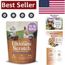 Engaging 7-Grain Chicken Scratch Grain Treat - Non-GMO, Energy-Rich, 10 lb
