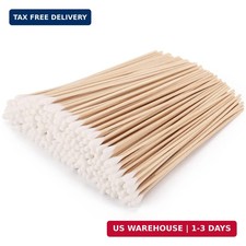 1200 Count Cotton Swabs 6 Inch Long Wooden Sticks Cleaning Applicators