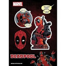 Deadpool Vinyl Decals-Set of 3 Deadpool Vinyl Car Stickers for Window Truck 90s
