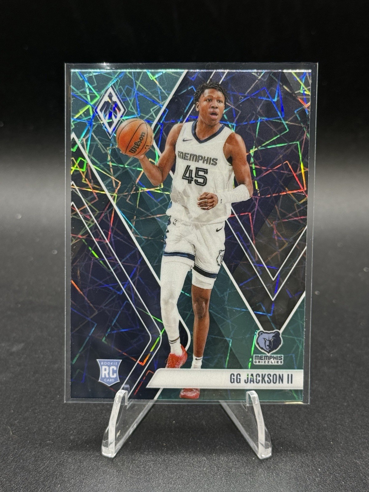 2023-24 Panini Phoenix - Rookies GG Jackson #266 Teal Lazer Phoenix (RC)