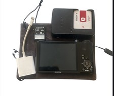 Sony Cyber-shot DSC-H55 14.1MP Black Camera 10x Zoom w/ Battery Charger
