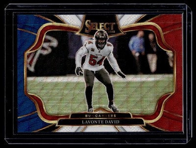 2025 Panini Select Field Level Tri Color Prizm Lavonte David 82/99 Tampa Bay