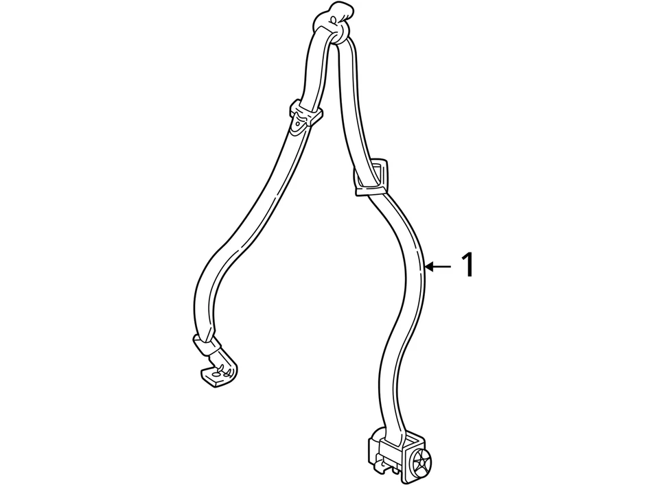 Seat Belt Front Bucket Passenger Retractor Fits 05-09 MONTANA 676166 Foto 3 de 3