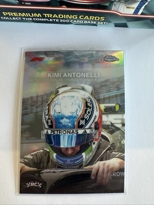 2025 Topps Chrome F1 Kimi Antonelli #HC-1 Refractor RC Mercedes