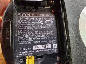 Sony PSP-1001 B2 PlayStation Portable Handheld Game Console For Parts, Untested