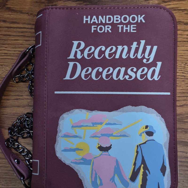 Beetlejuice Handbook for the Recently Deceased magnetic open purse. 