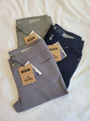 WOOLLY Longhaul ~ Midweight ~ Flex Merino ~ Slim Leg Pants ~ Women's 12 ~ NEW!