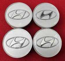 🟢 4x Original Hyundai Felgendeckel / Nabendeckel / Felgenkappen 60mm 🟢