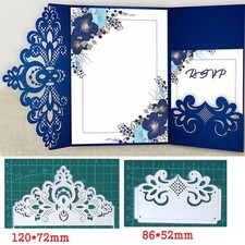Greeting Crad Making Frame Mould Metal Cutting Dies Stencils Scrapbook Template