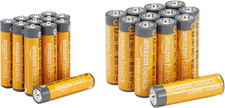 Amazon Basics 24-Count AA  AAA High-Performance Alkaline Batteries Value Pack,