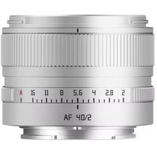 TTArtisan 40mm F2.0 Full Frame Auto Focus Prime Lens for Sony E Nikon Z L-Mount