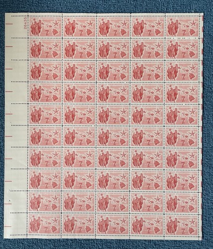 Scott #C55, 7c Hawaii Statehood, Airmail Mint sheet of 50, MNH (R13-68 ...