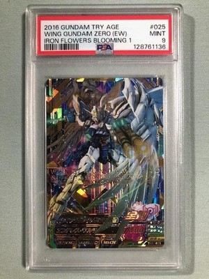 PSA9 Gundam Card Game Gundam TryAge P Wing Gundam Zero (EW version