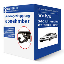Brink Anhängerkupplung abnehmbar für VOLVO S40 Limousine II Typ MS AHK