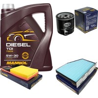 SCT Inspektionspaket 5L Mannol TDI 5W-30 FüR VW Golf V 1.4 16V Seat Leon Altea