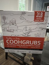COOHGRUBS All Natural Dried Black Soldier Fly Larvae 2LB Chicken Treat