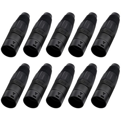 10PCS RJ45 Ethercon Cable Connector, Outdoor Waterproof RJ45 Panel Mount Conn...