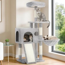 Cat Tree, 41.3" Cat Tower for Indoor Kittens with Scratching Board and Posts,...