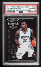 2014-15 Totally Certified Platinum Purple 22/49 Andrew Wiggins PSA 10 GEM MT 5i2