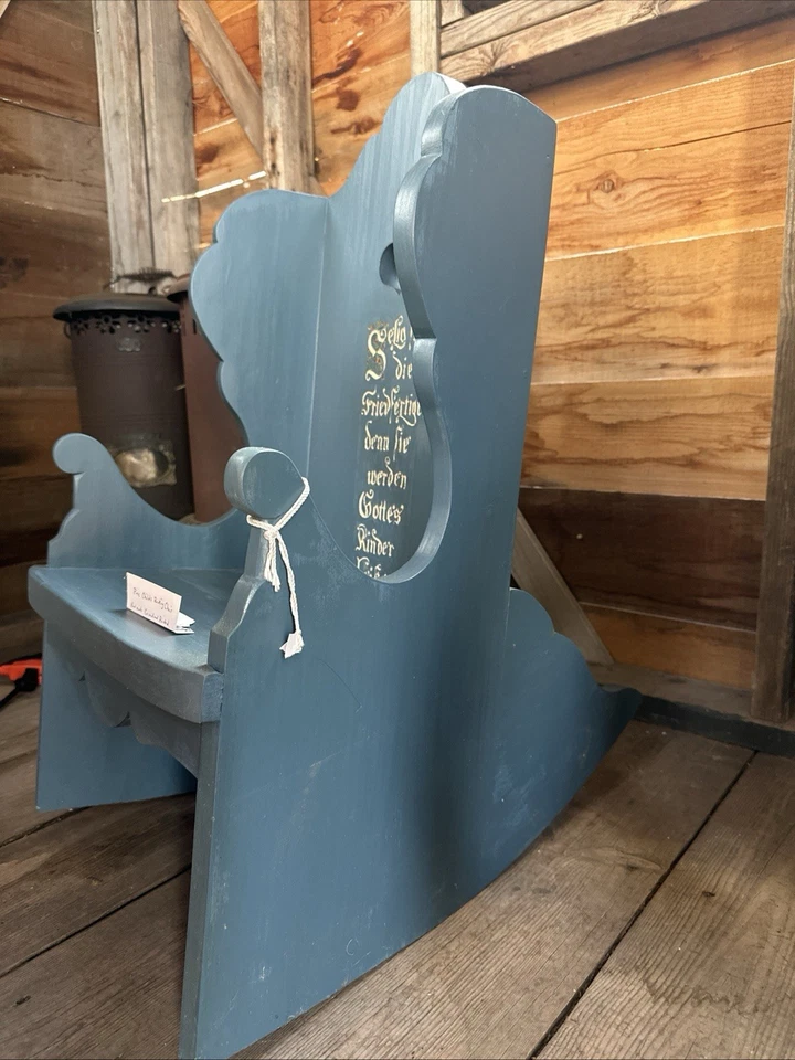 Mecedora infantil de pino Foto 3 de 4