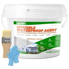 Waterproof Sealant 1,000g, Transparent Waterproof Coating for Roof, Floor, Bathr