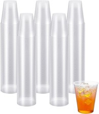 300 Pack 5 oz Clear Plastic Cups,5 Ounce Cold Party Disposable Cups for Party,