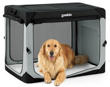 42 Inch Collapsible Dog Crate for Extra Large Dogs - XL Dog Travel Crate Portabl