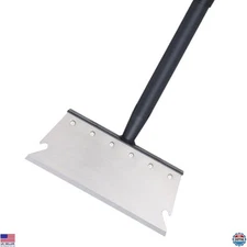 Multifunctional Garden Shovel & Ice Scraper, 59" Adjustable Heavy Duty Tool