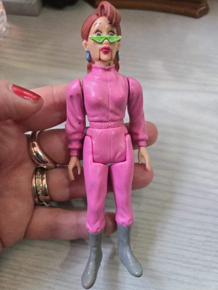 Vintage Real Ghostbusters Janine Melnitz w/ Tickler Ghost Fright Features 1987 - Image 2 of 4