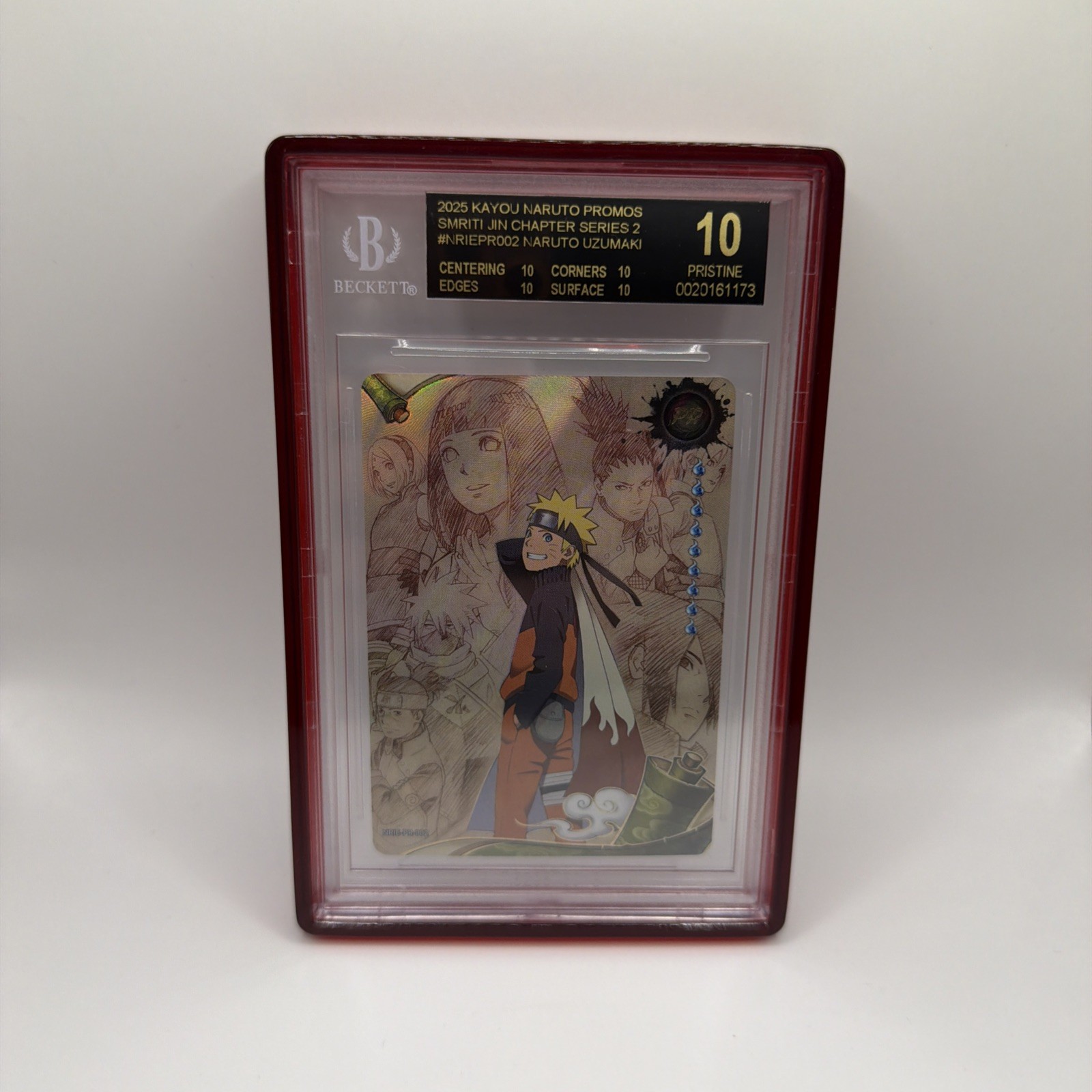 POP 1 BLACK LABEL Kayou Naruto Uzumaki NRIEPR002 “NOT FOR SALE” STAMP PROMO