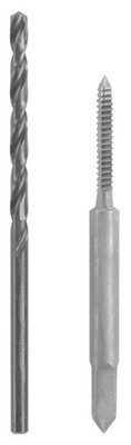 BOSCH BDT440 4-40 Plug Tap and No. 43 Drill Bit Combo Set