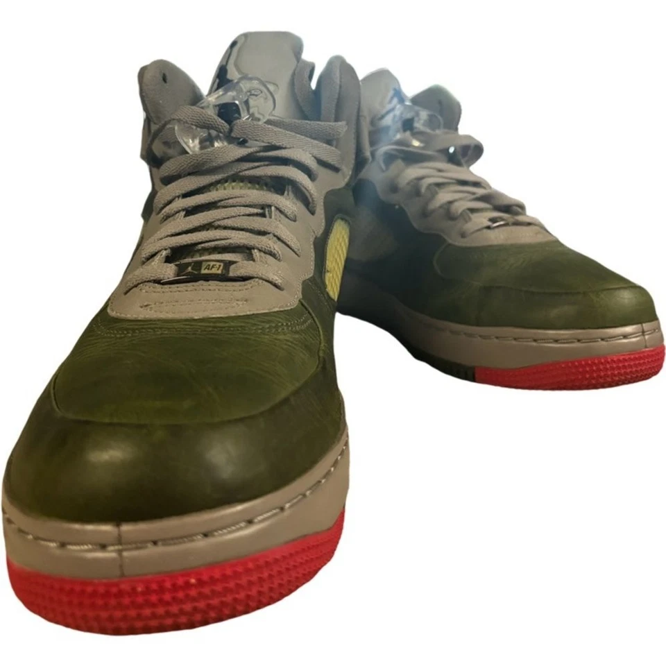 2008 Nike Air Jordan Fusion 5 AJF 5 Premier MOJJ Grey Nurse Size 14 -325330 341 - Изображение 4 из 4