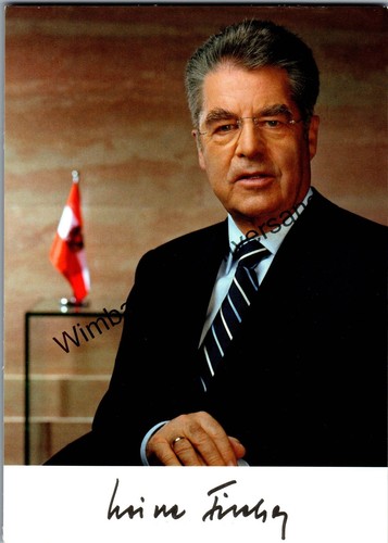 Original Autogramm Heinz Fischer Bundespräsident Österreich /// Autogramm Autogr - Bild 1 von 6