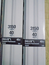 4 Sylvania 40W Dulux L Bulbs (FT40DL/830/RS/) 20584 Base 2G11