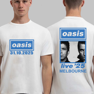 Oasis Live 25 Australia Tour Melbourne 31 October 2025 T-Shirt