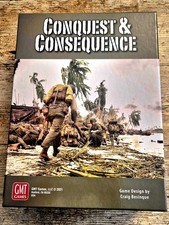 Conquest & Consequence WWII Board Game - unplayed, pristine - by GMT games.