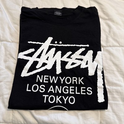 Stussy World Tour Black T-Shirt Size XL NEW | eBay Stussy World Tour Black T-Shirt Size XL NEW | eBay
