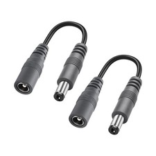 2-Pack DC Power Extension Cable 5.5mmx2.1mm Male to Female Extender Wire