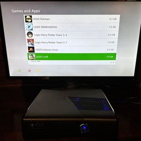 Xbox 360 With Full Game Library - Clean