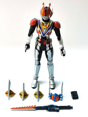 2000er BANDAI CHOGOKIN SUACHAKU HENSHIN KAMEN RIDER GE-40 DEN-O CLIMAX FORM EXC