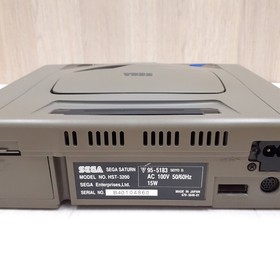 Sega Saturn console Japanese Gray system bundle wtih 2 controllers & 3 games