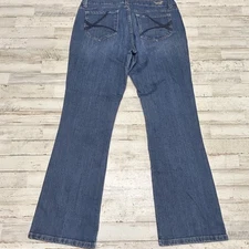 Women’s Lee Jeans Perfect Fit Just Below The Waist Blue Denim Size 14 Medium