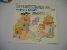 Flinstones Flip Fables 45 RPM HBR Sleeve [No Record] Hanna-Barbera children's