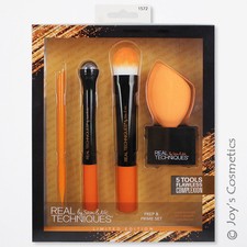 1 REAL TECHNIQUES Prep + Prime Set Sponge & Tools "RT-1572" *Joy's cosmetics*