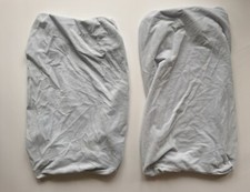 Pottery Barn Changing Pad Cover Baby Infant PB Kids Blue Chamois Lot of 2