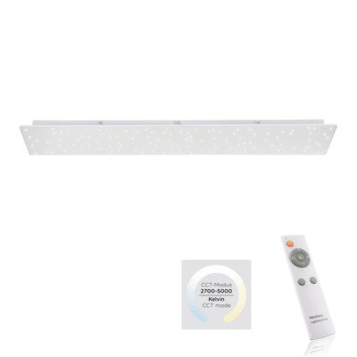 LED Deckenlampe Panel weiß Fernbedienung Sternenhimmel Optik Deckenleuchte hell